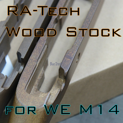 [RA-Tech] M-14 wood stock for WE GBB(Beech wood)